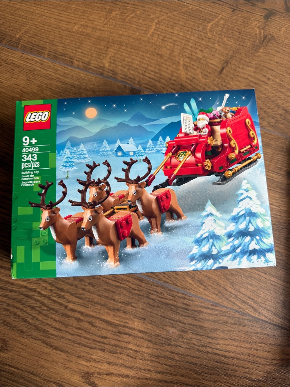 Lego 40499 Red Sleigh with Brown Reindeer Holiday Set- Brand new